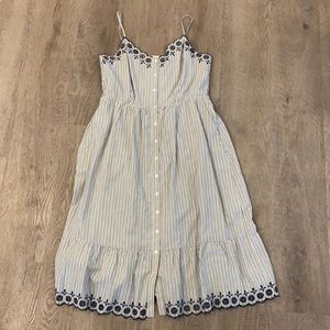 Madewell Jardin Embroidered dress